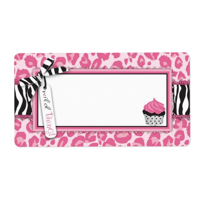 Balise de nom CP Wild Cupcake (Devant)