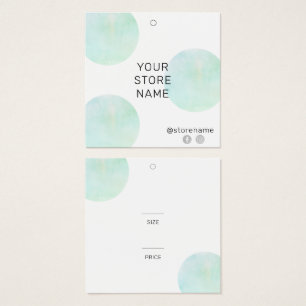 Balise de prix Carré écossais tendance