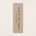 Balise de prix de couture simple Kraft