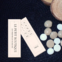 Balise de prix mode blanc simple graphique de tail