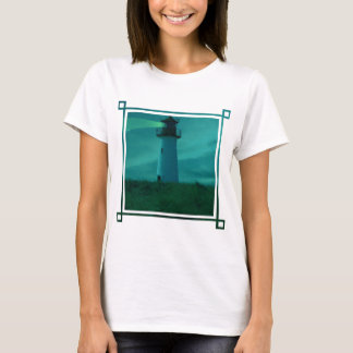 Balise de T-shirt léger de dames