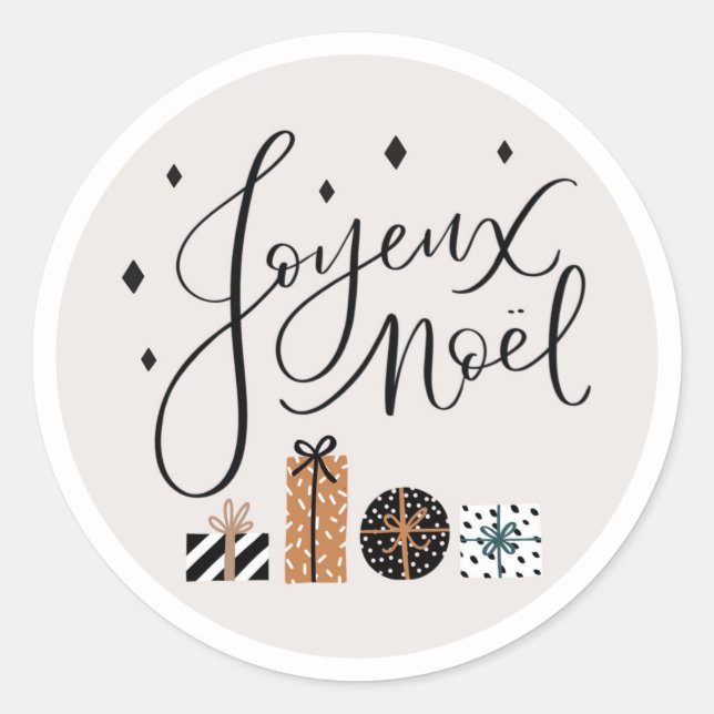 Balise Étiquette Joyeux Noel Joyeux Noël (Devant)