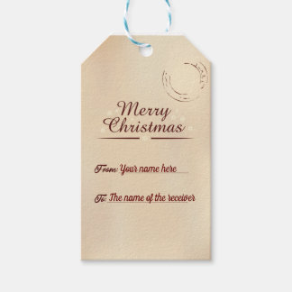 Balise Étiquette Personnalisé Pour Cadeaux De Noël