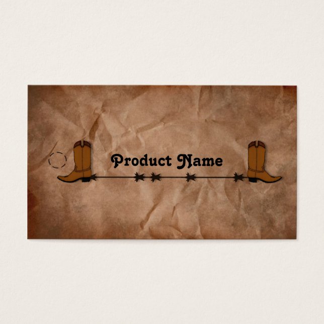 Balise Hang Boots Cowboy (Devant)