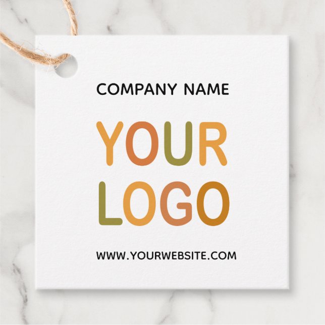 Balise Hang du Étiquette de produit du logo Promo  (Devant)