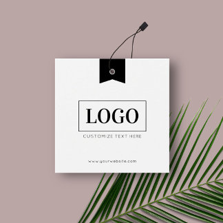 Balise Hang Étiquette du logo de l'entreprise