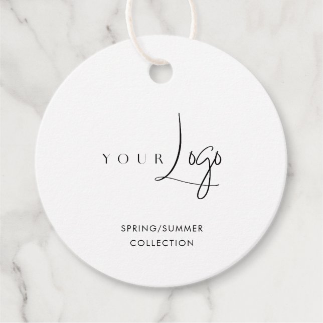 Balise Hang Étiquette du logo de l'entreprise (Devant)