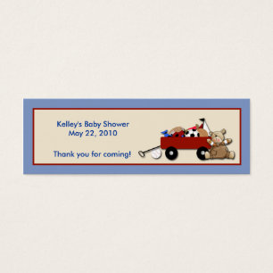 Balise Little Red Wagon TEDDY BEAR Party Favoriser