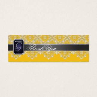 Balise Noir & Jaune Dentelle Jaillie Mariage Favor