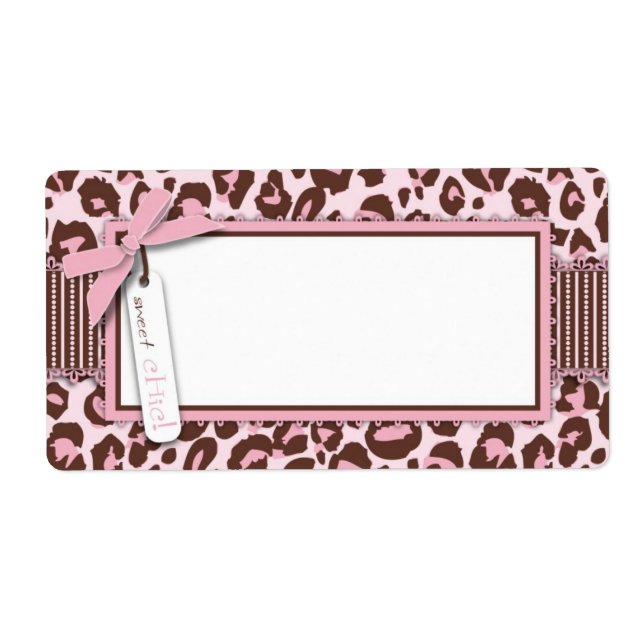 Balise Nom de la fille Cheetah (Devant)