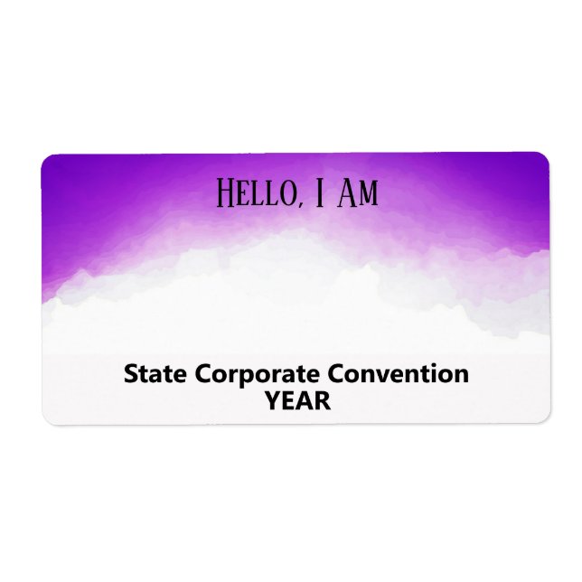 Balise Nom du papier de groupe personnalisé couleu (Devant)