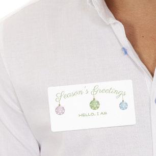 Balise Nom du papier des ornements de Bonnes Fêtes