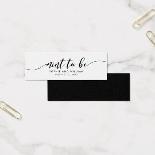 Balise Relax Script Mint to Be Wedding Favor