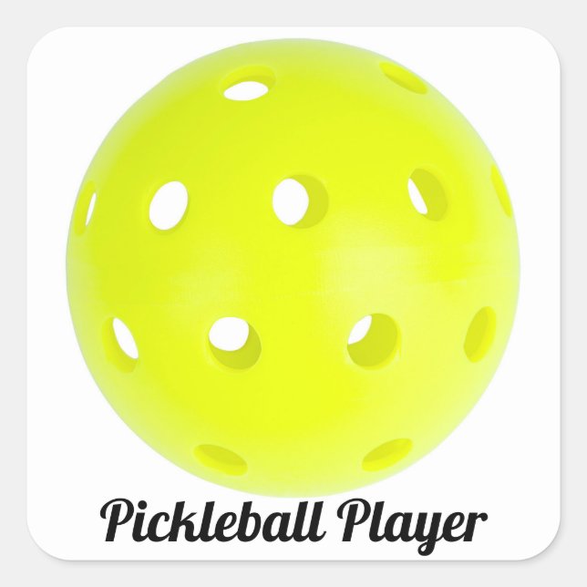 Balise Sticker Enveloppe du joueur de Pickleball (Devant)