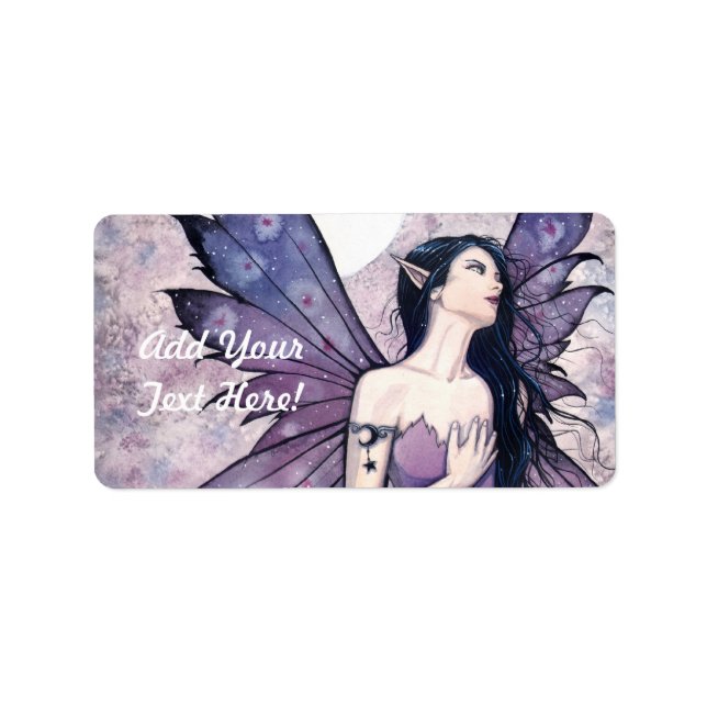 Balises Cadeau Étiquette de adresse Lovely Fairy (Devant)