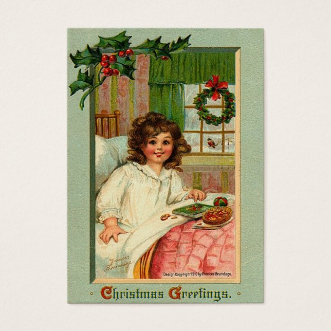 Balises cadeaux de Noël Vintage (Devant)