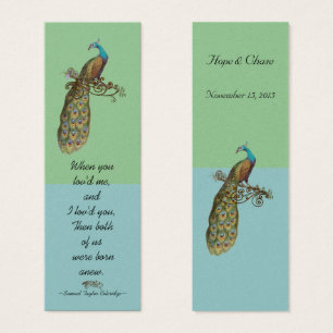 Balises de Mariage vintage Bird