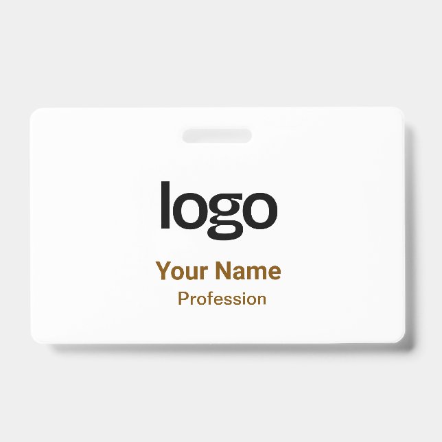 Balises de nom Brown Badges (Avant)