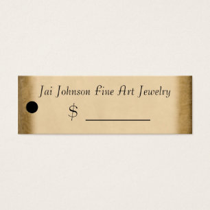 Balises de prix des marchandises (or)