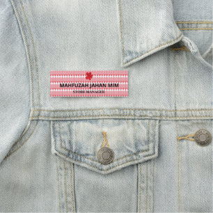 Balises et Étiquettes de nom personnalisé. Durable