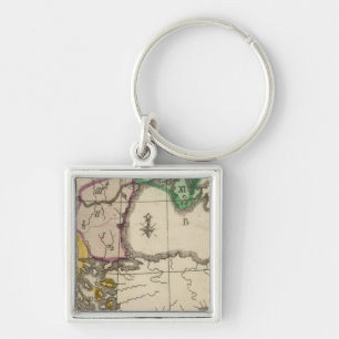Balkan Peninsula 3 Keychain