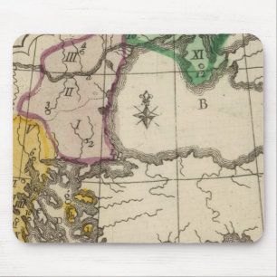 Balkan Peninsula 3 Mouse Pad