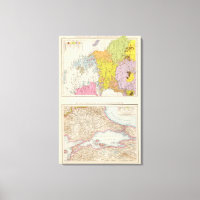 Balkan Peninsula  and Constantinople Map