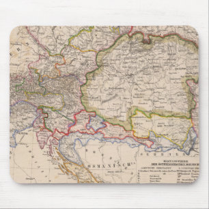 Balkan Peninsula, Austria, Hungary Mouse Pad