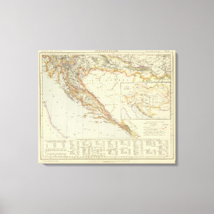 Balkan Peninsula, Croatia, Slovenia Canvas Print