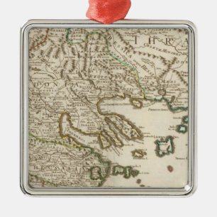 Balkan Peninsula, Greece, Macedonia 2 Metal Ornament