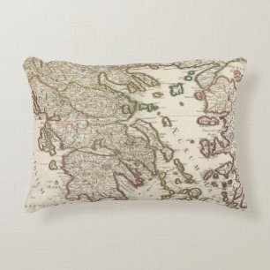 Balkan Peninsula, Greece, Macedonia Accent Pillow