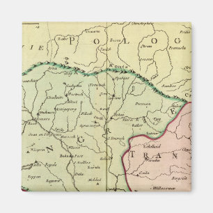 Balkan Peninsula, Hungary, Romania 2 Magnet