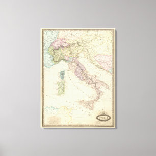Balkan Peninsula, Italy, Slovenia Canvas Print
