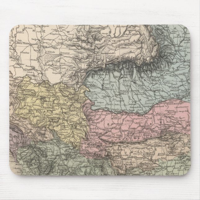 Balkan Peninsula Mouse Pad (Front)