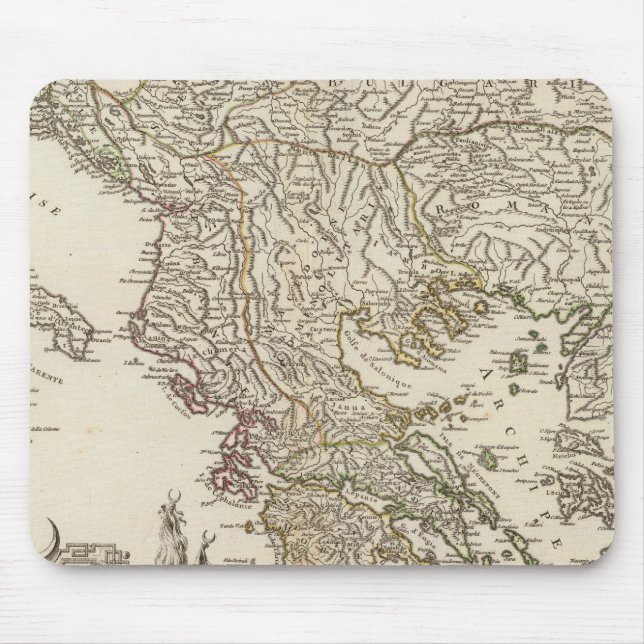 Balkan Peninsula Mouse Pad (Front)