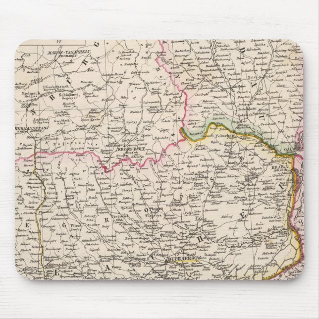 Balkan Peninsula, Turkey, Romania Mouse Pad (Front)