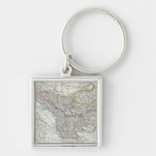 Balkan Peninsula, Turkey, Serbia, Europe Keychain