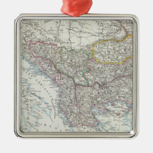 Balkan Peninsula, Turkey, Serbia, Europe Metal Ornament