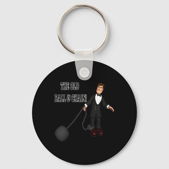 Ball And Chain Keychain (Front)