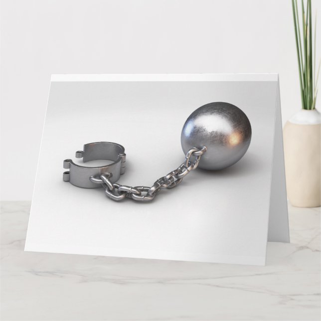Ball And Chain Restraint Card (Front)