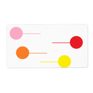 Ball and line on white