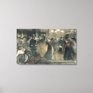 Ball at the Barriere Canvas Print