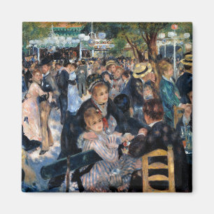 Ball at the Moulin de la Galette, Auguste Renoir Magnet
