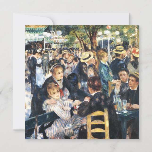 Ball at the Moulin de la Galette Party Renoir    (Front)