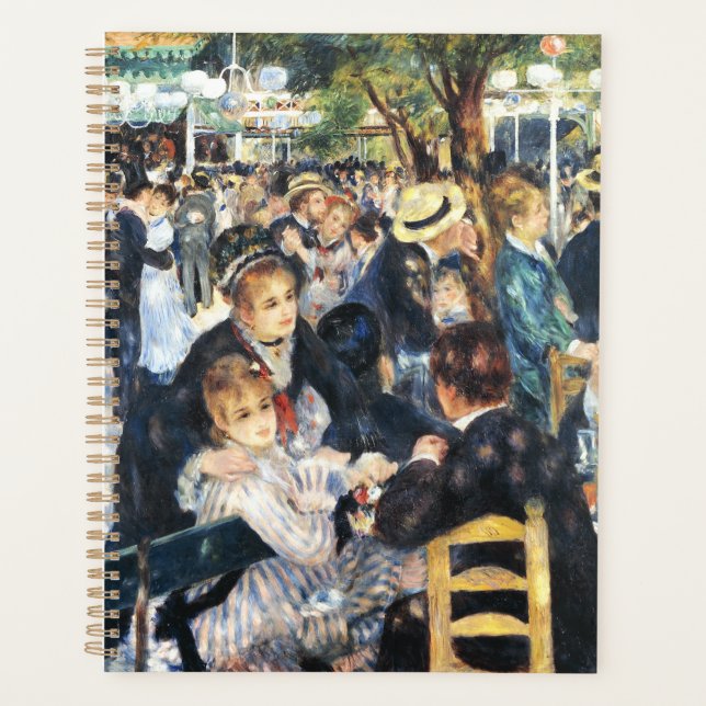 Ball at the Moulin de la Galette Party Renoir    Planner (Front)
