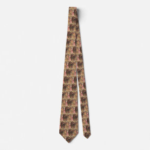 Ball at the Nightclub by Toulouse Lautrec Tie