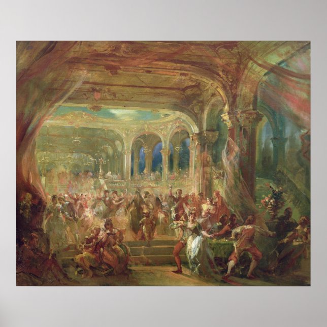 Ball at the Opera de Paris Poster (Front)