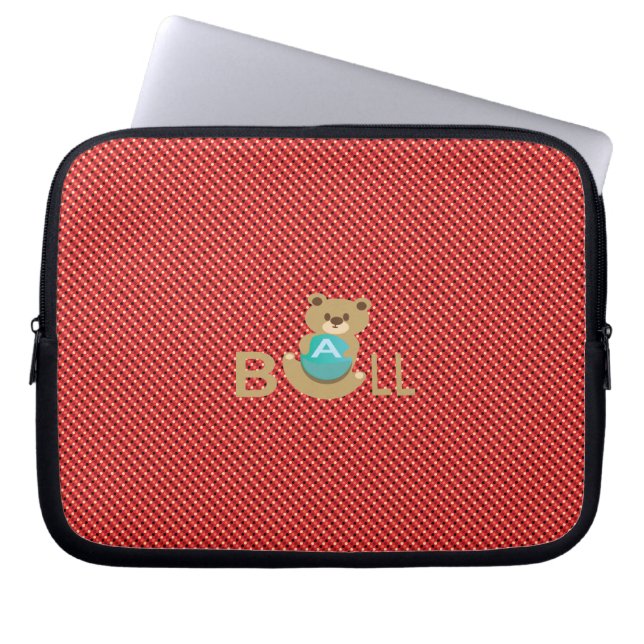 Ball bear laptop sleeve (Front)