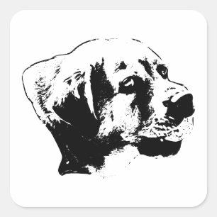 Ball Bearer – Bold Silhouette Square Sticker