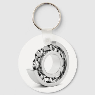 Ball bearing keychain